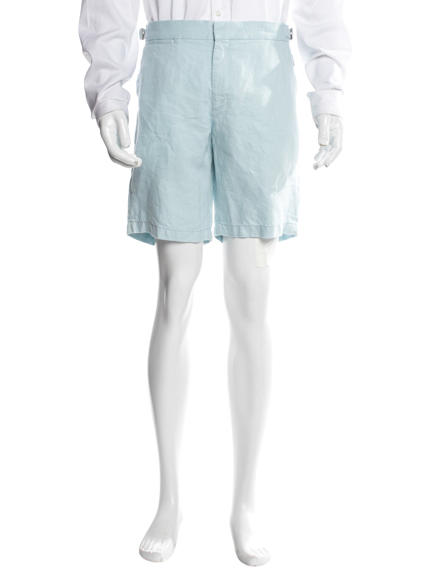Orlebar Brown Linen Flat Front Shorts w/ Tags