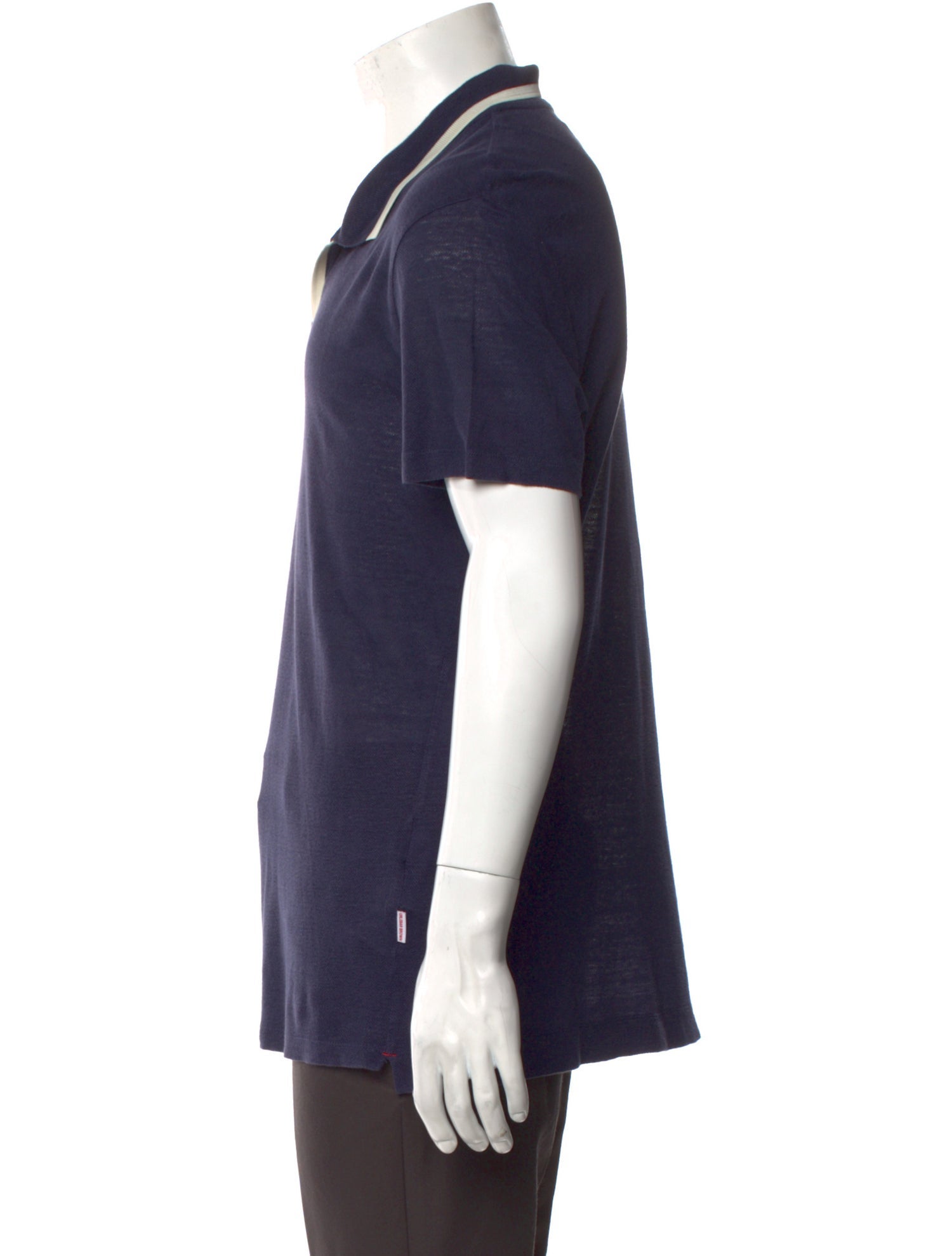 Orlebar Brown Linen Collar Polo Shirt
