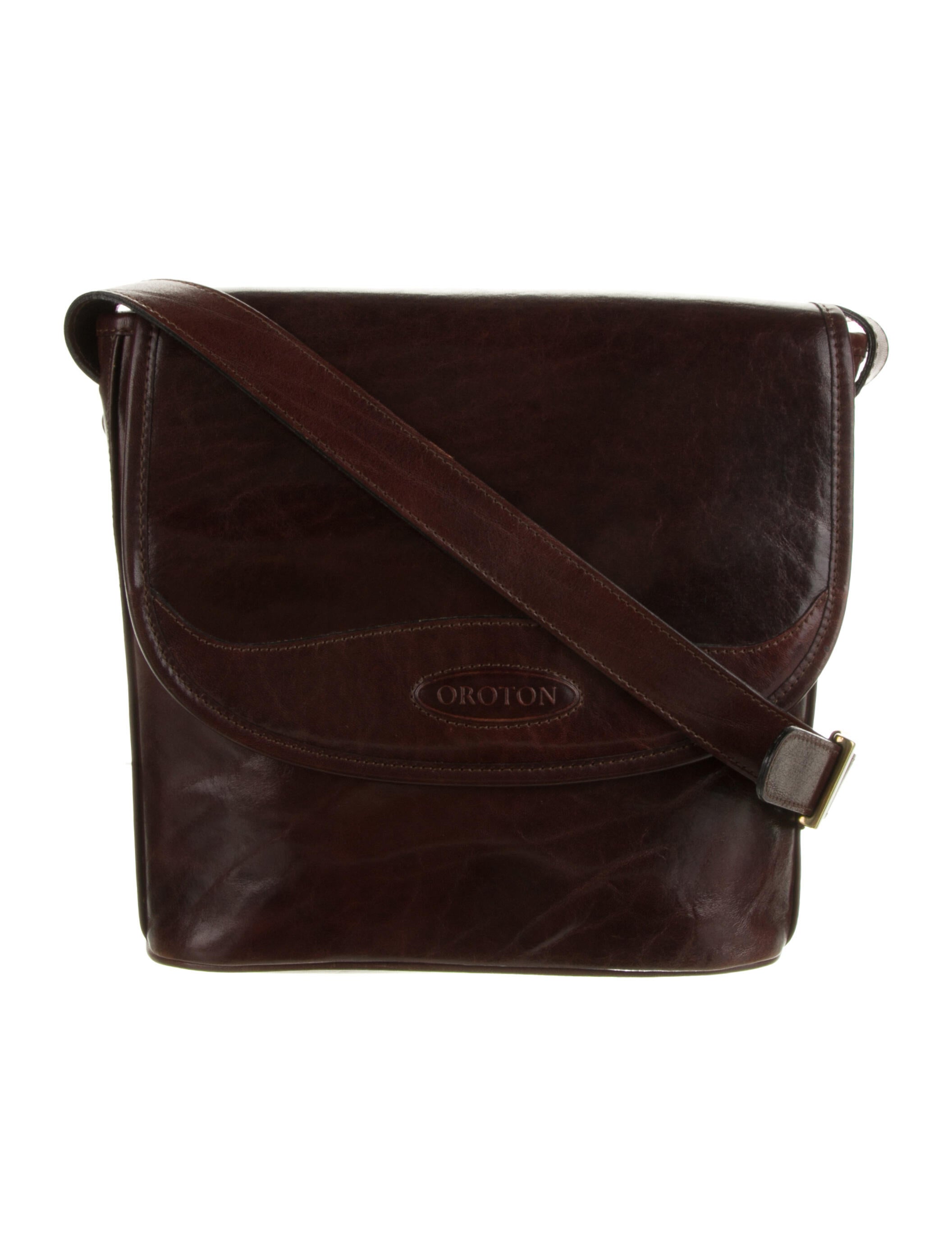 Oroton Leather Crossbody Bag Brown Crossbody Bags, Handbags