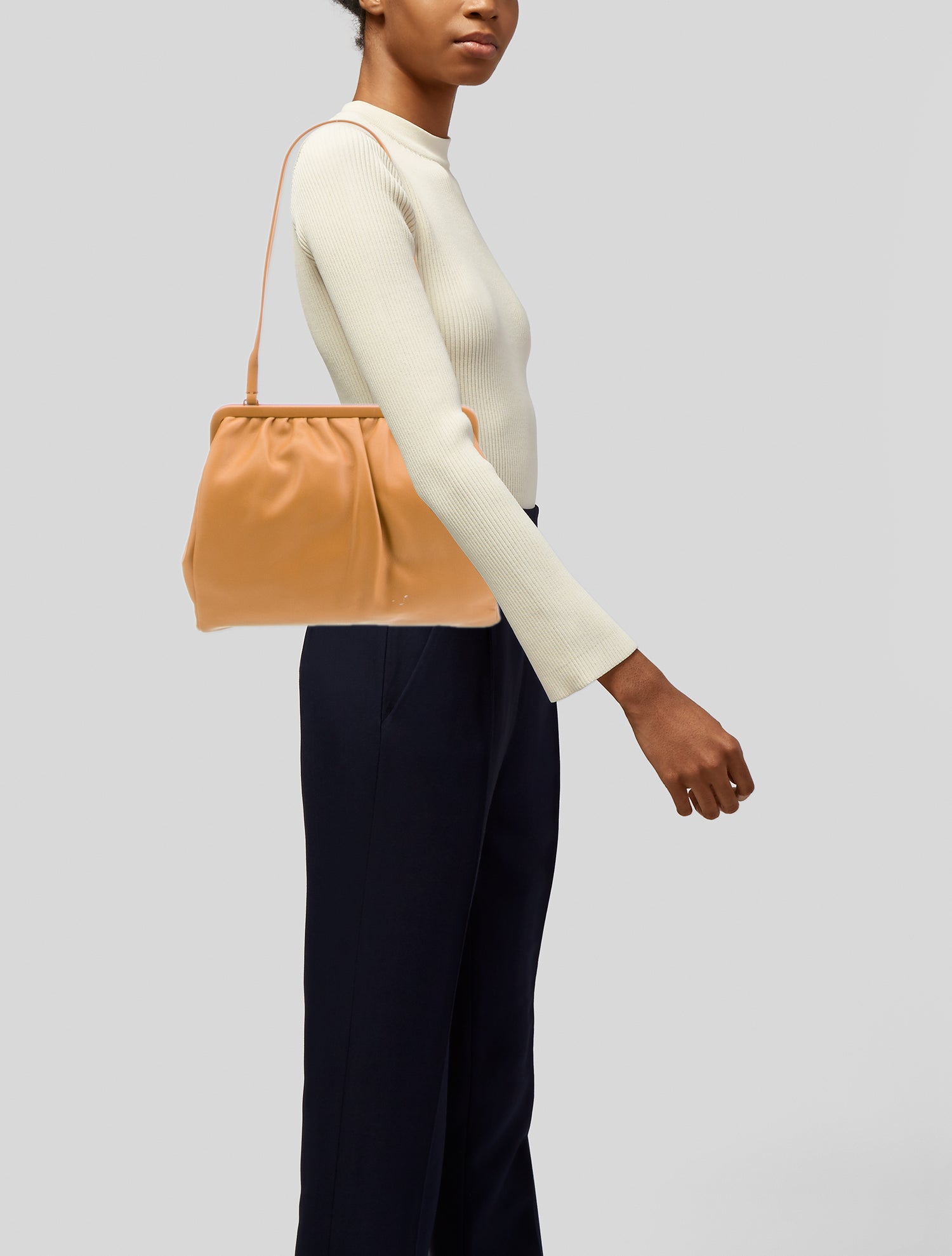 Oroton Leather Clutch Orange Clutches, Handbags WOROT20508 The