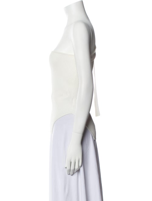 Oroton One-Shoulder Sleeveless Crop Top