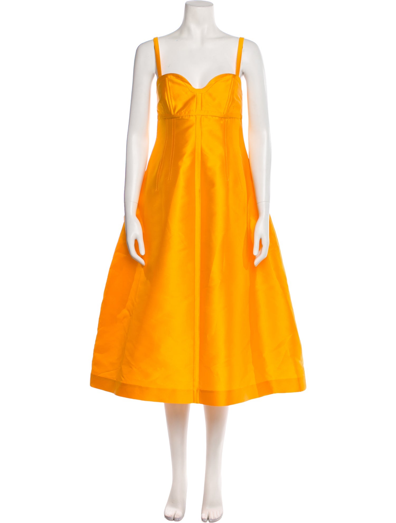 Oroton V-Neck Midi Length Dress