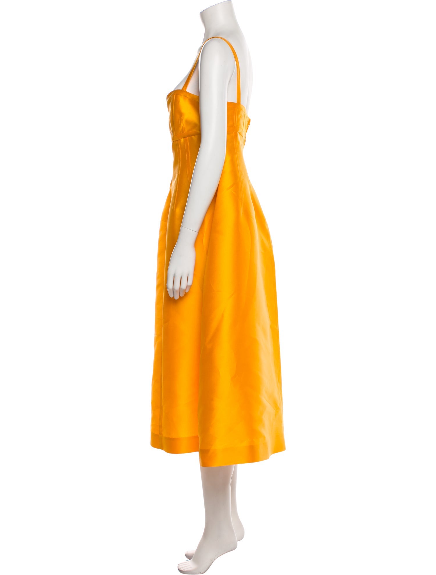 Oroton V-Neck Midi Length Dress