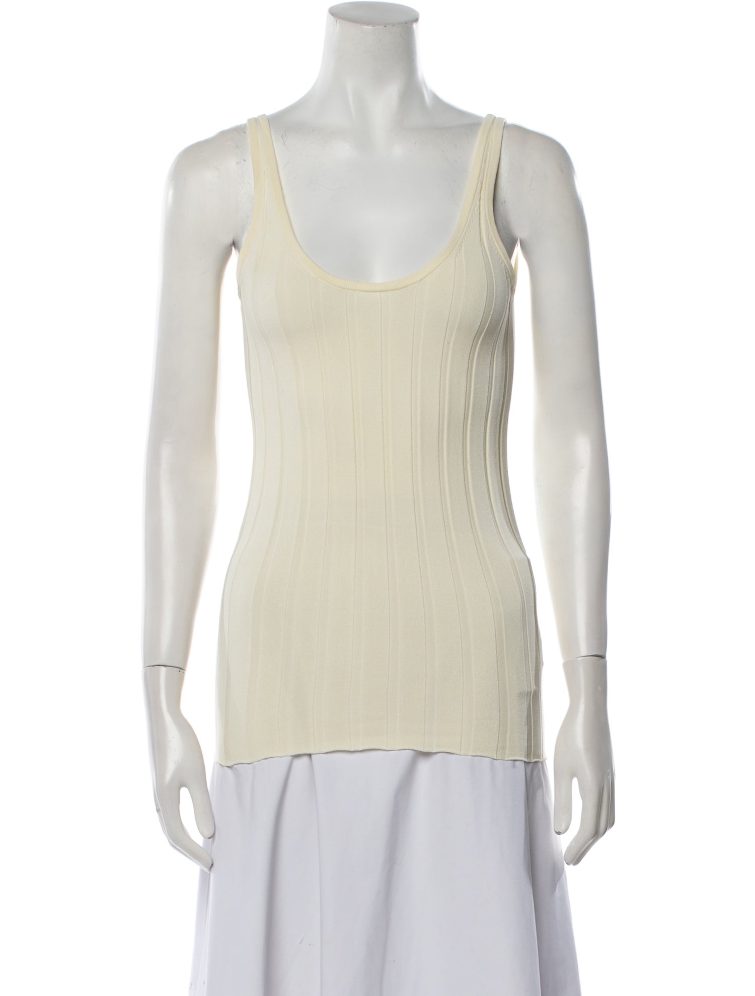 Oroton Scoop Neck Sleeveless Top