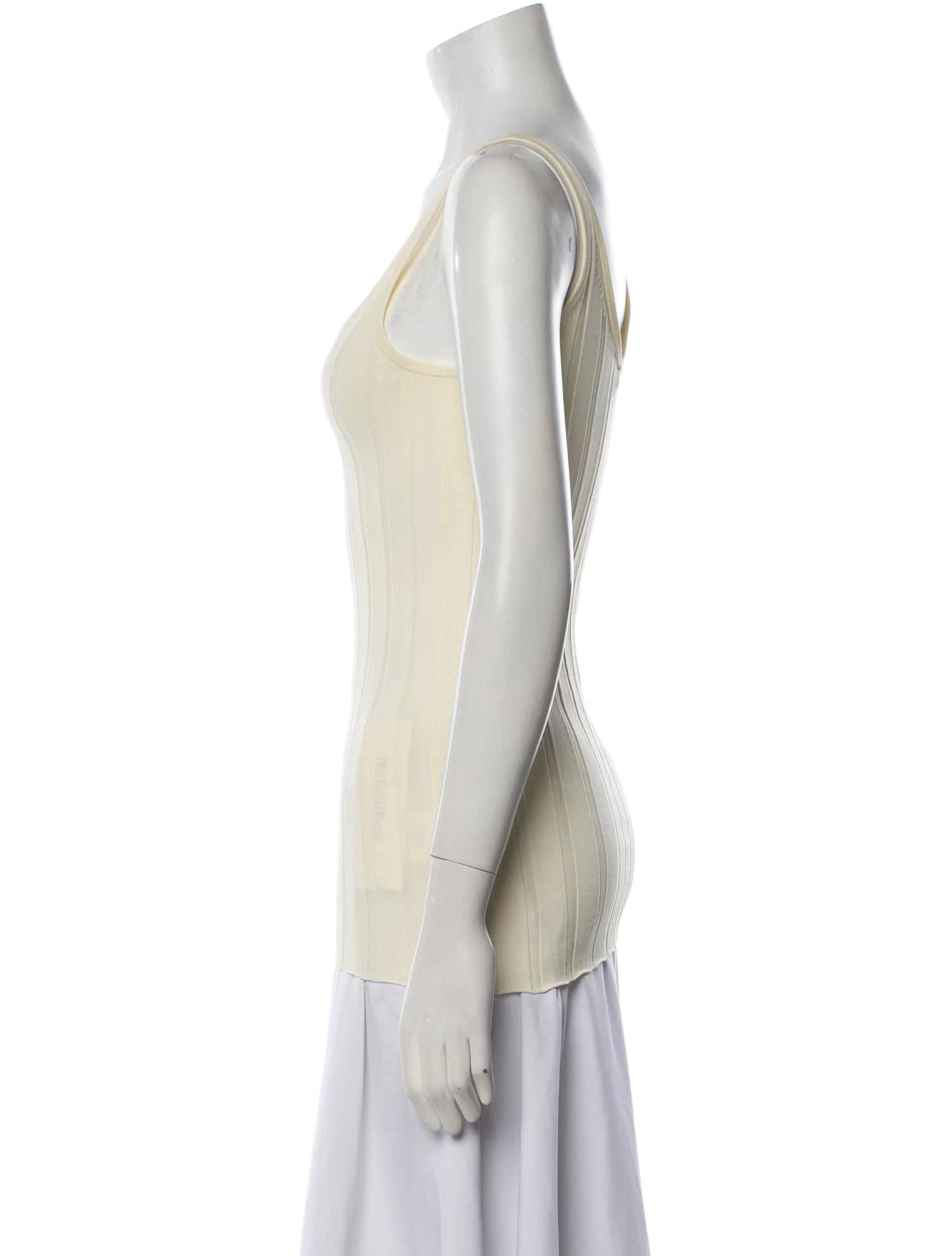 Oroton Scoop Neck Sleeveless Top