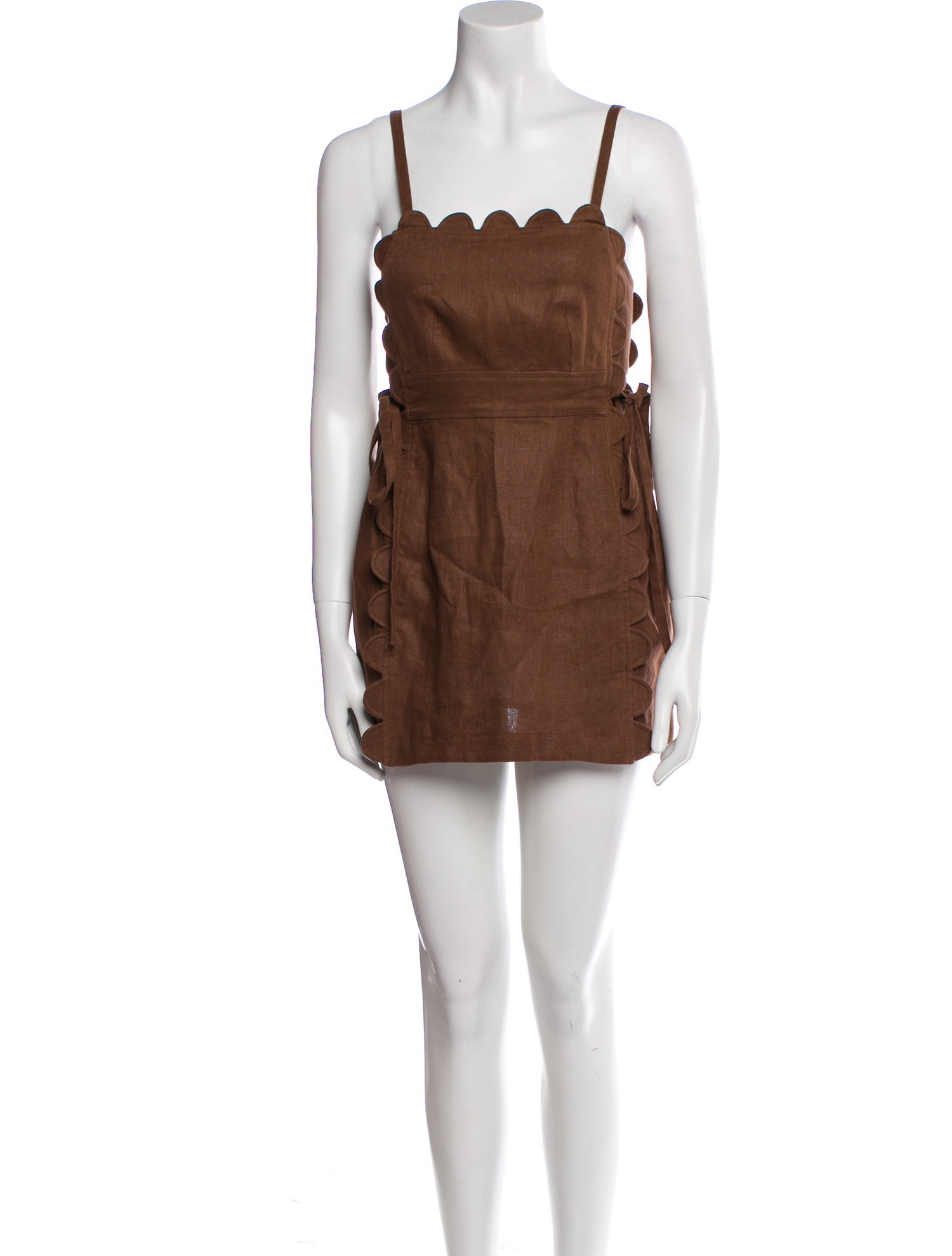 Oroton Square Neckline Mini Dress