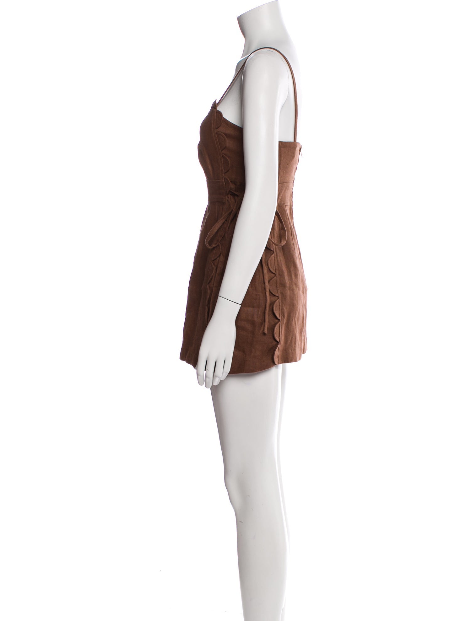 Oroton Square Neckline Mini Dress