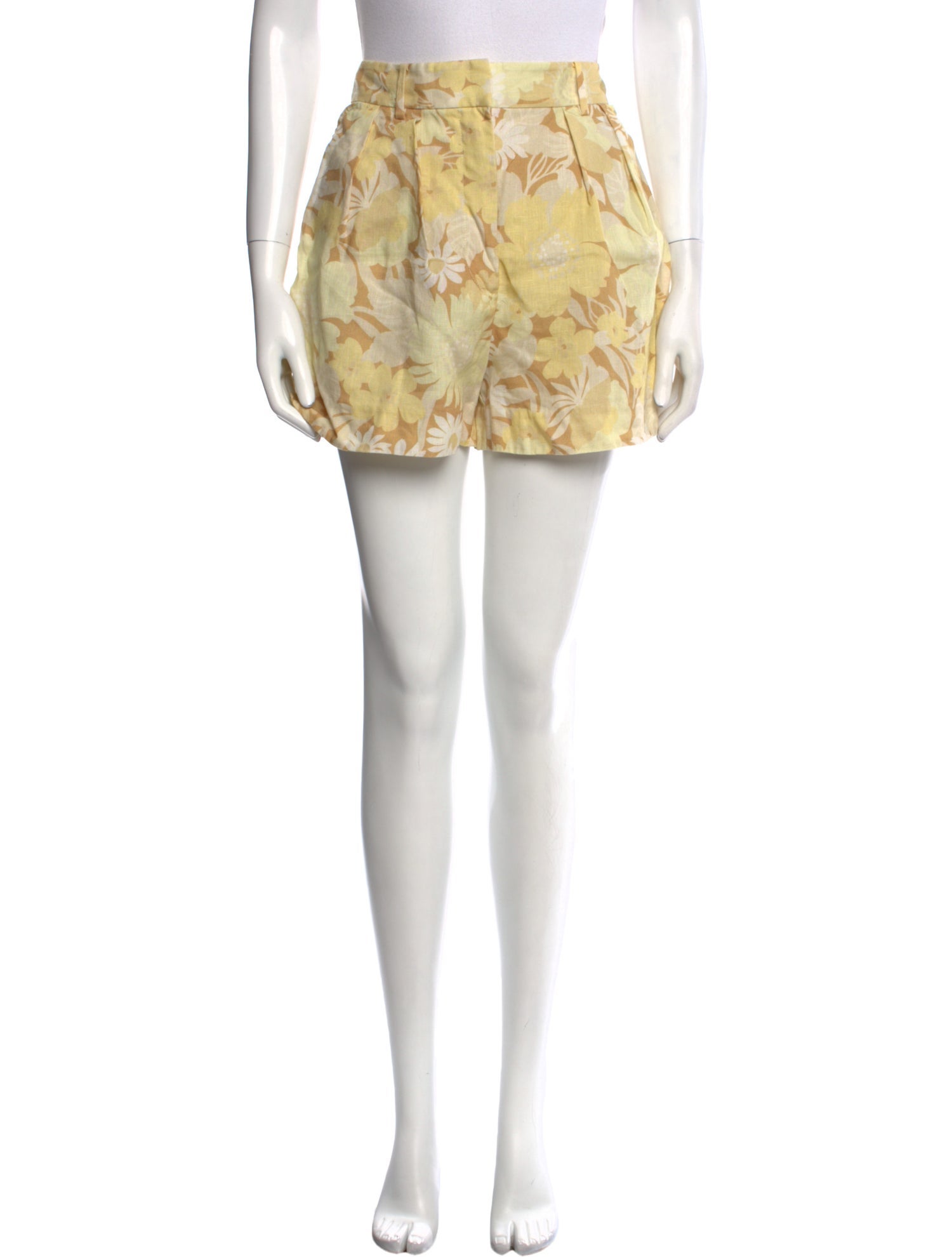 Oroton Linen Mini Shorts