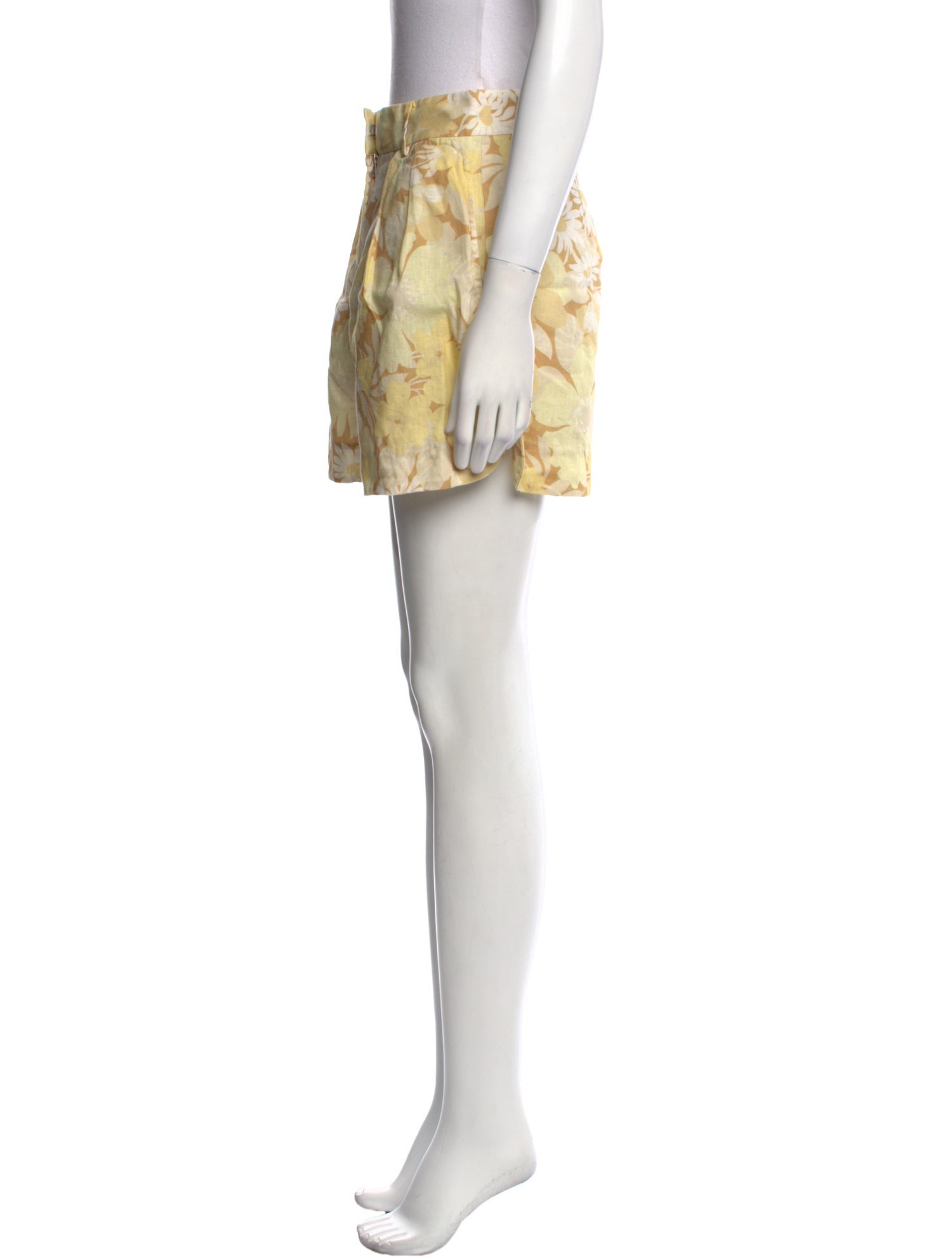 Oroton Linen Mini Shorts