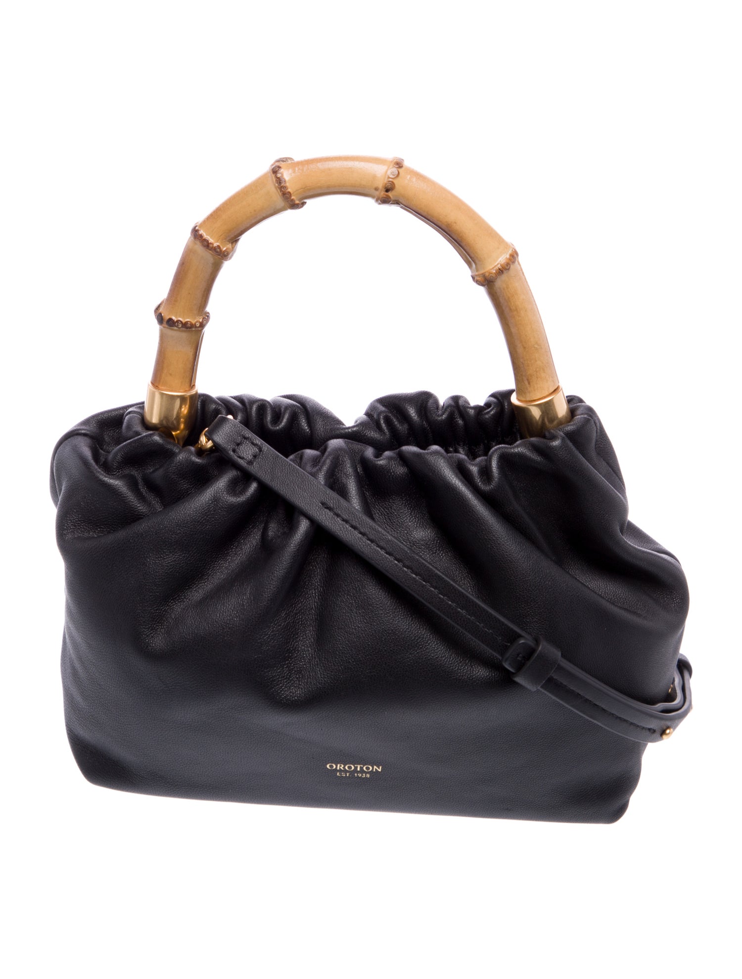 Oroton Leather Top Handle Bag