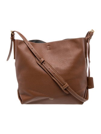 Oroton Leather Bucket Bag