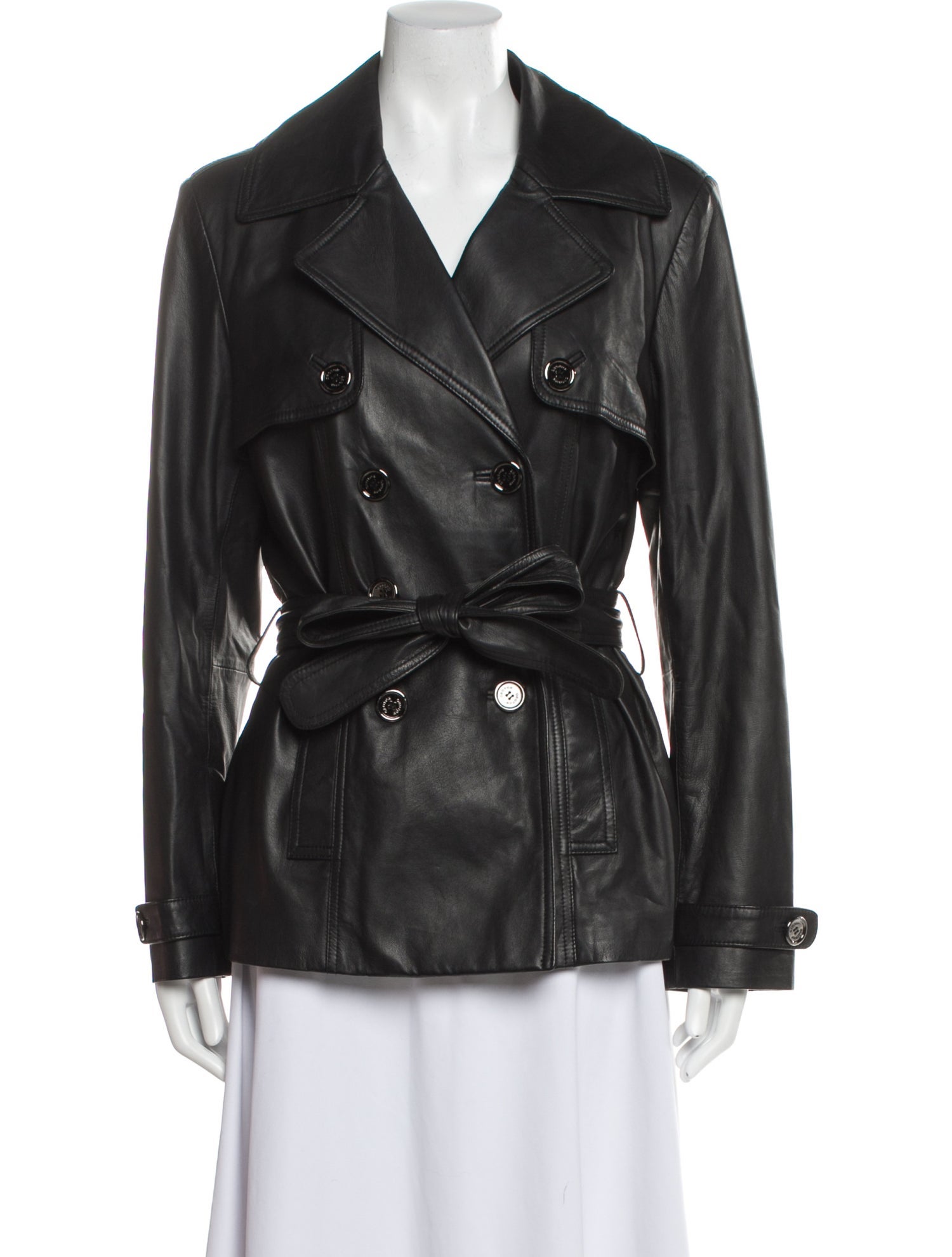 Oroton Leather Biker Jacket