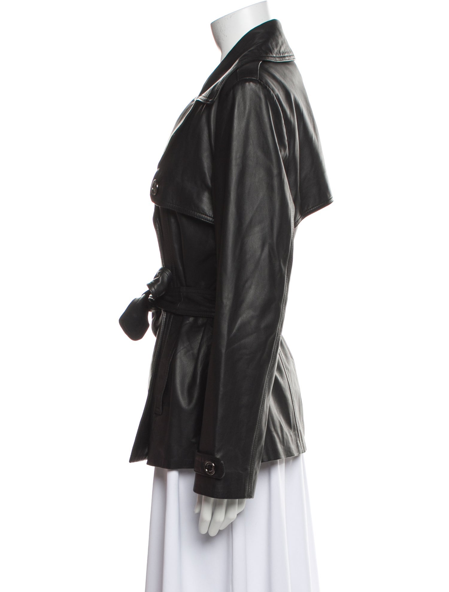 Oroton Leather Biker Jacket