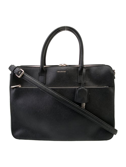Oroton Saffiano Leather Top Handle Bag