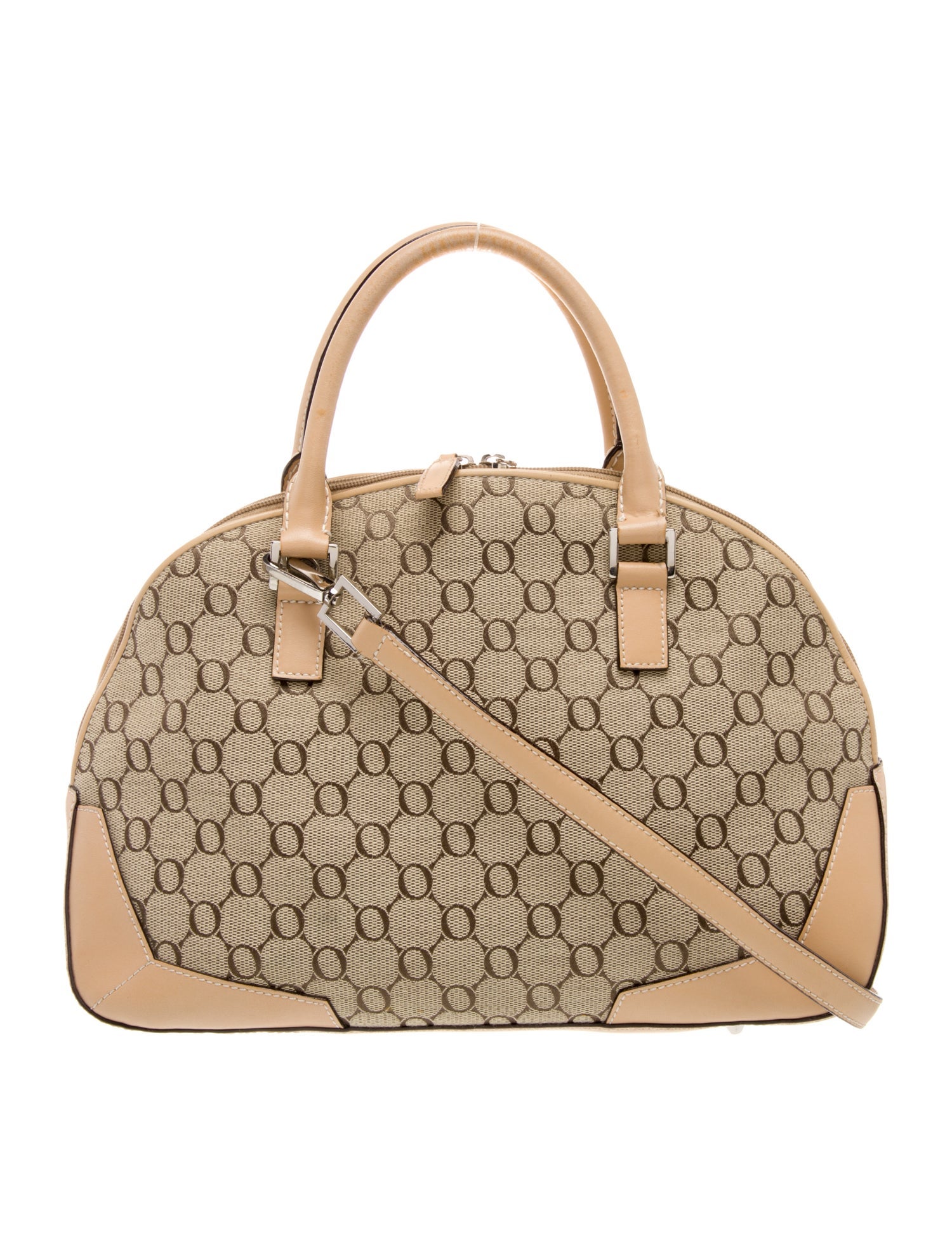 Oroton Canvas Top Handle Bag