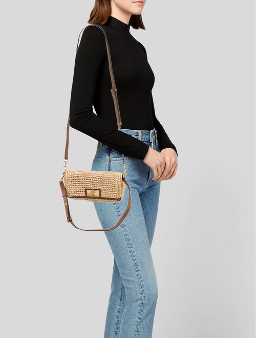 Oroton Raffia Shoulder Bag