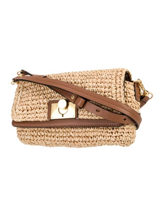 Oroton Raffia Shoulder Bag