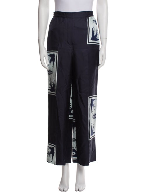 Oroton Silk Wide Leg Pants