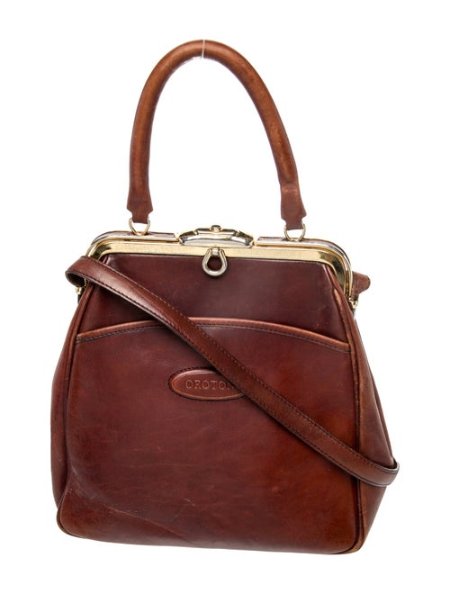 Oroton Leather Top Handle Bag