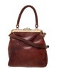 Oroton Leather Top Handle Bag