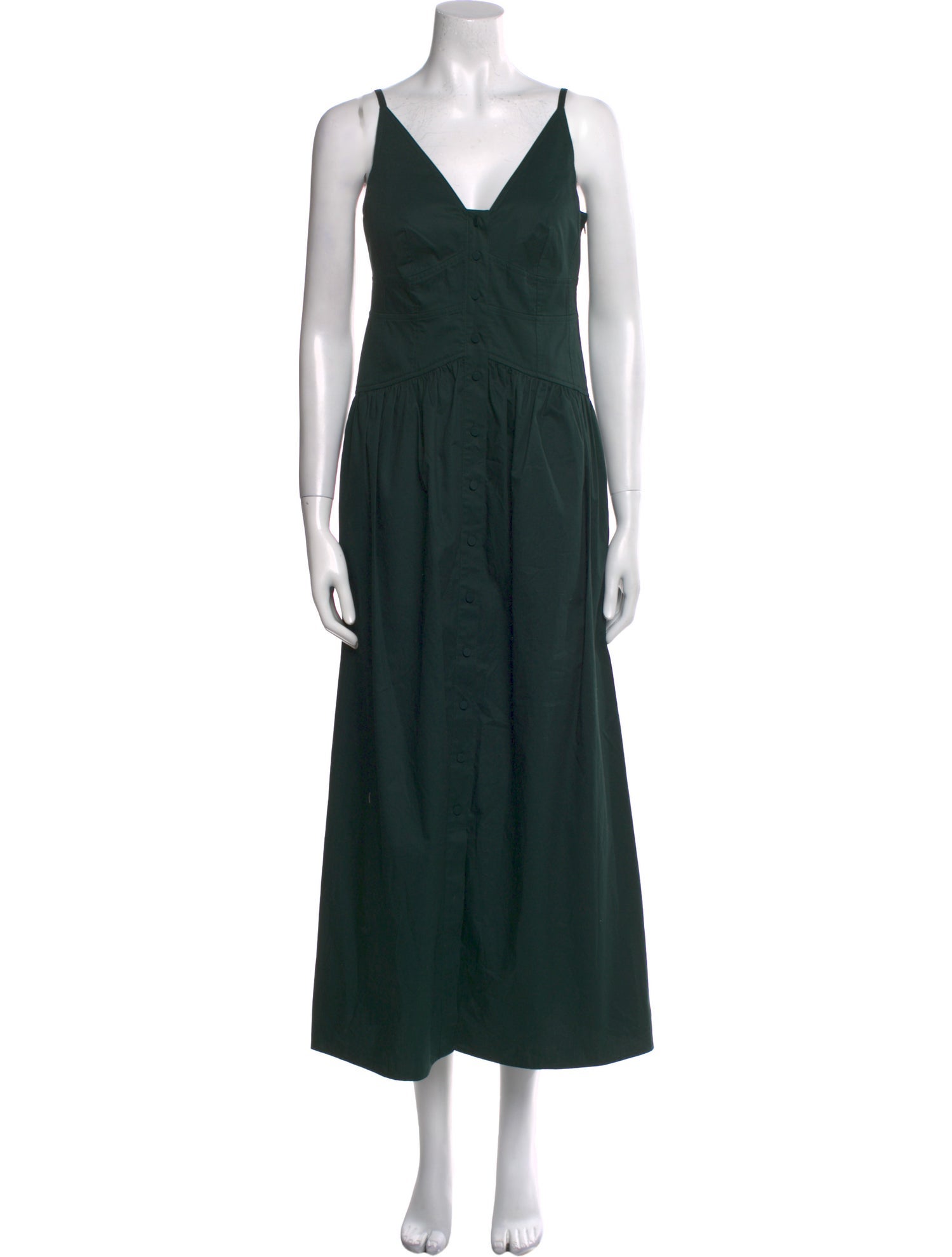 Oroton V-Neck Long Dress