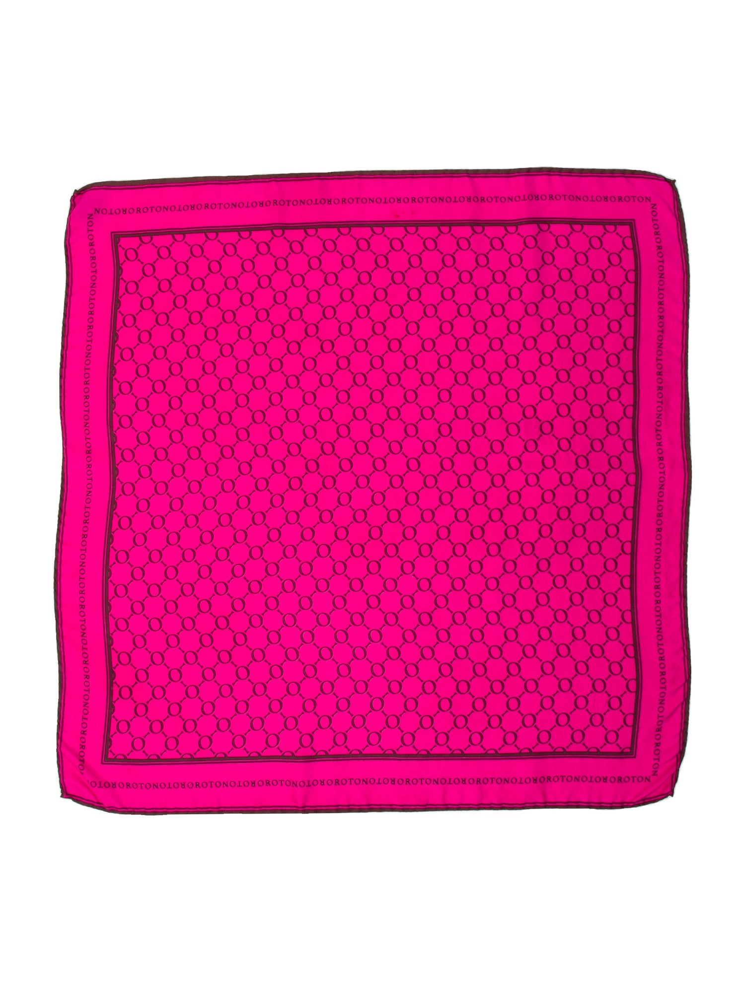 Oroton Silk Printed Scarf