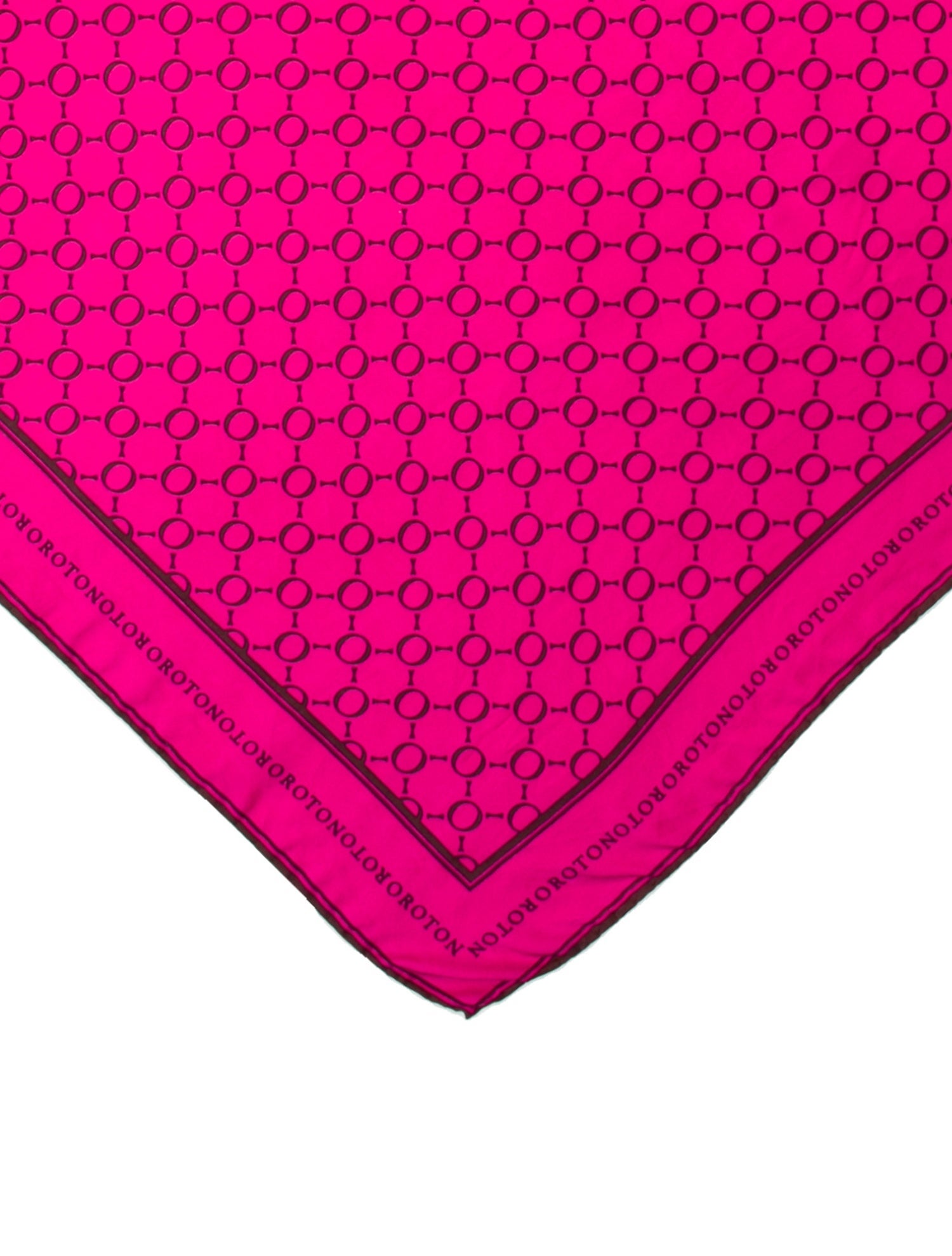 Oroton Silk Printed Scarf