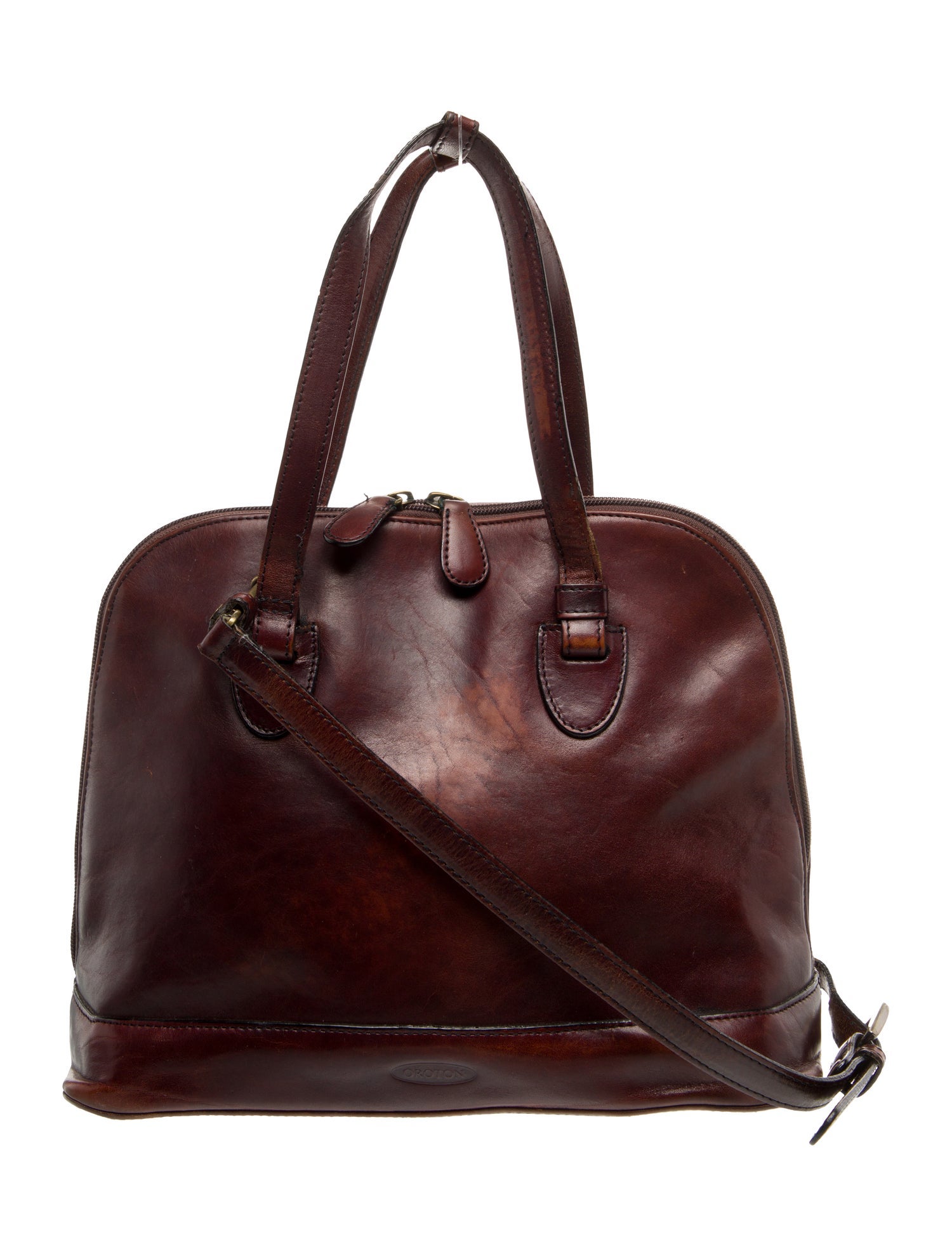 Oroton Leather Bucket Bag
