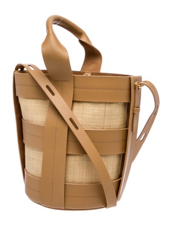 Oroton Leather Bucket Bag