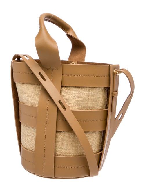 Oroton Leather Bucket Bag
