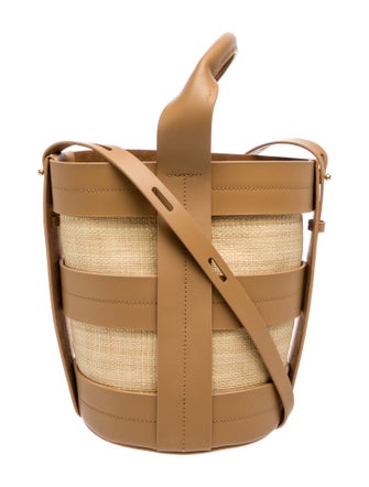 Oroton Leather Bucket Bag