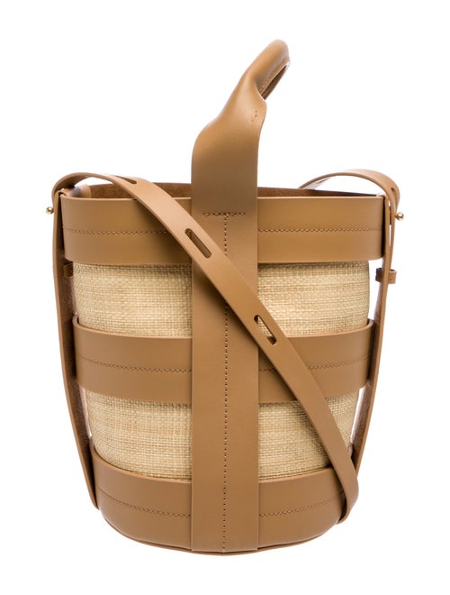 Oroton Leather Bucket Bag