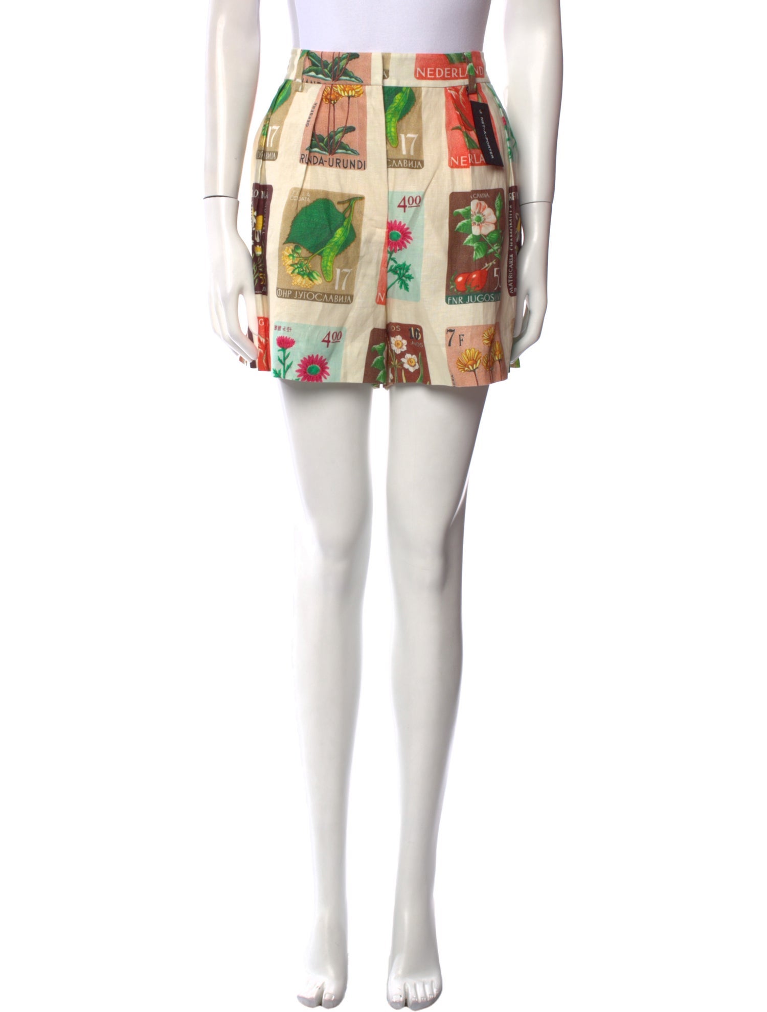 Oroton Linen Mini Shorts w/ Tags