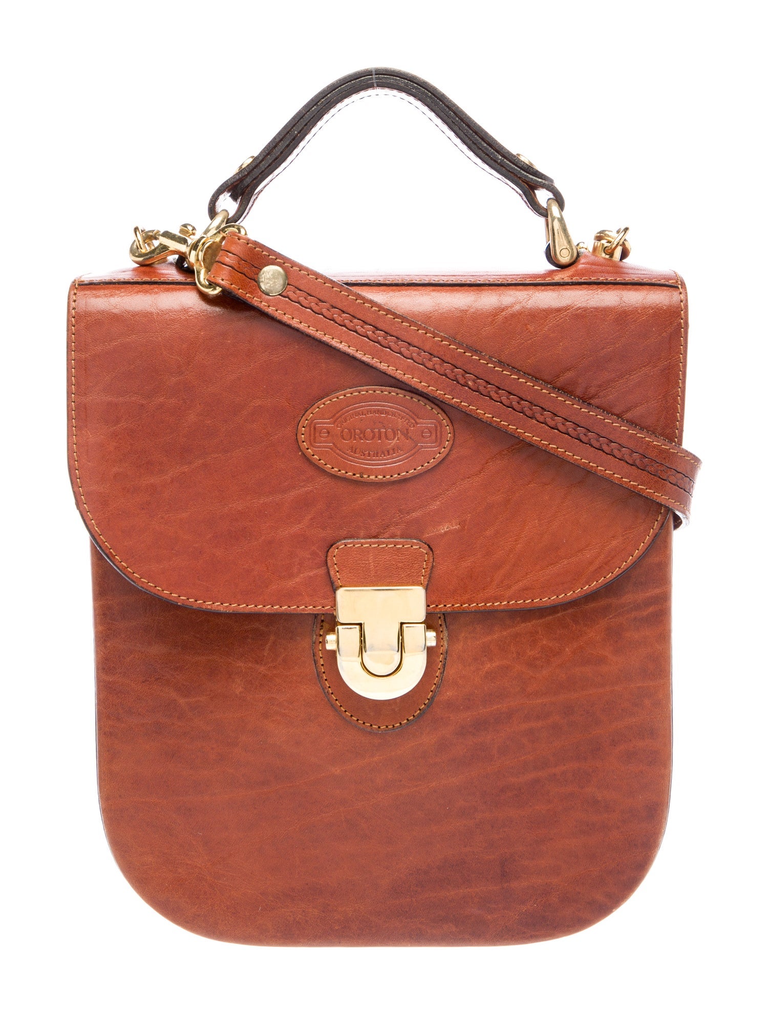 Oroton Leather Crossbody Bag