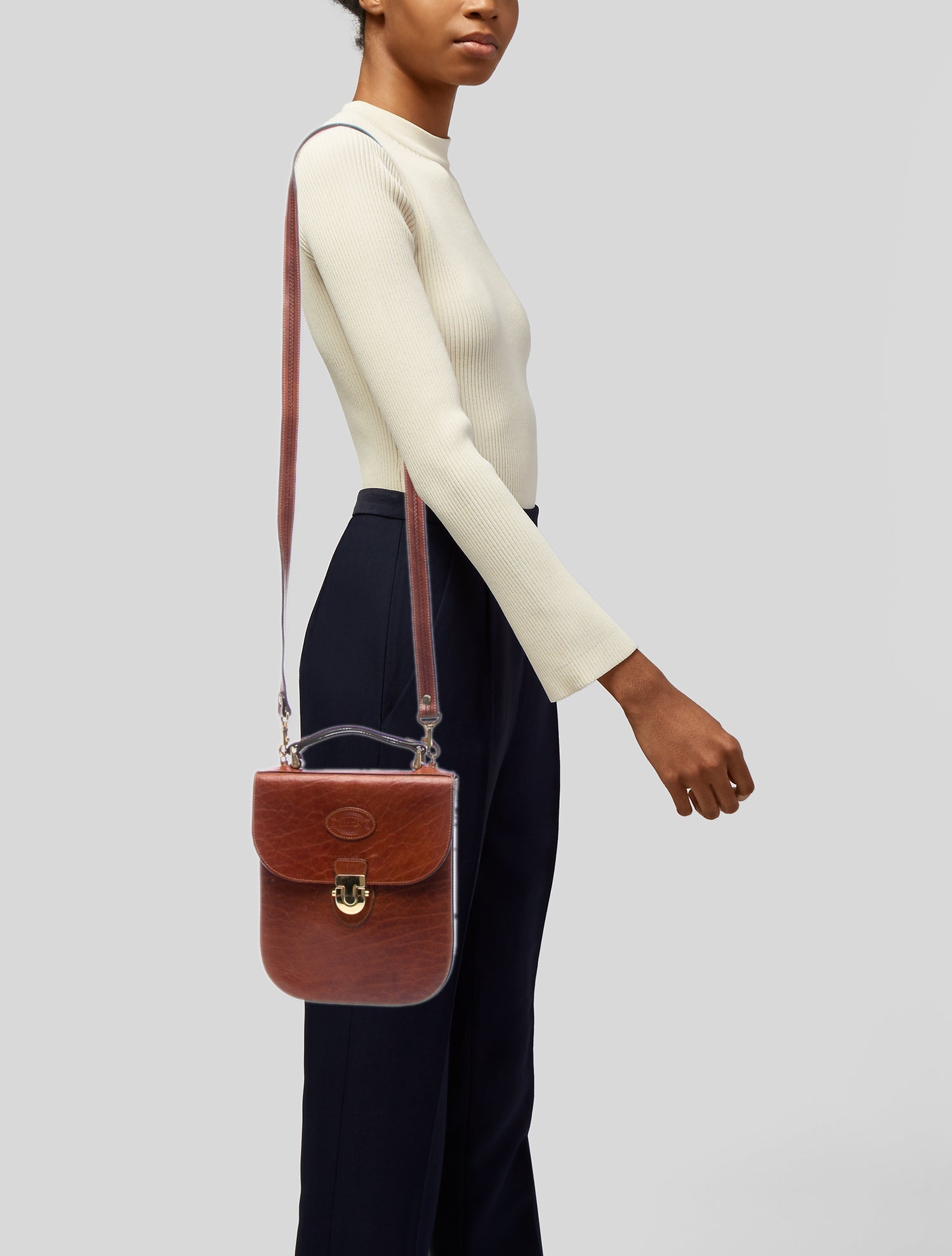 Oroton Leather Crossbody Bag