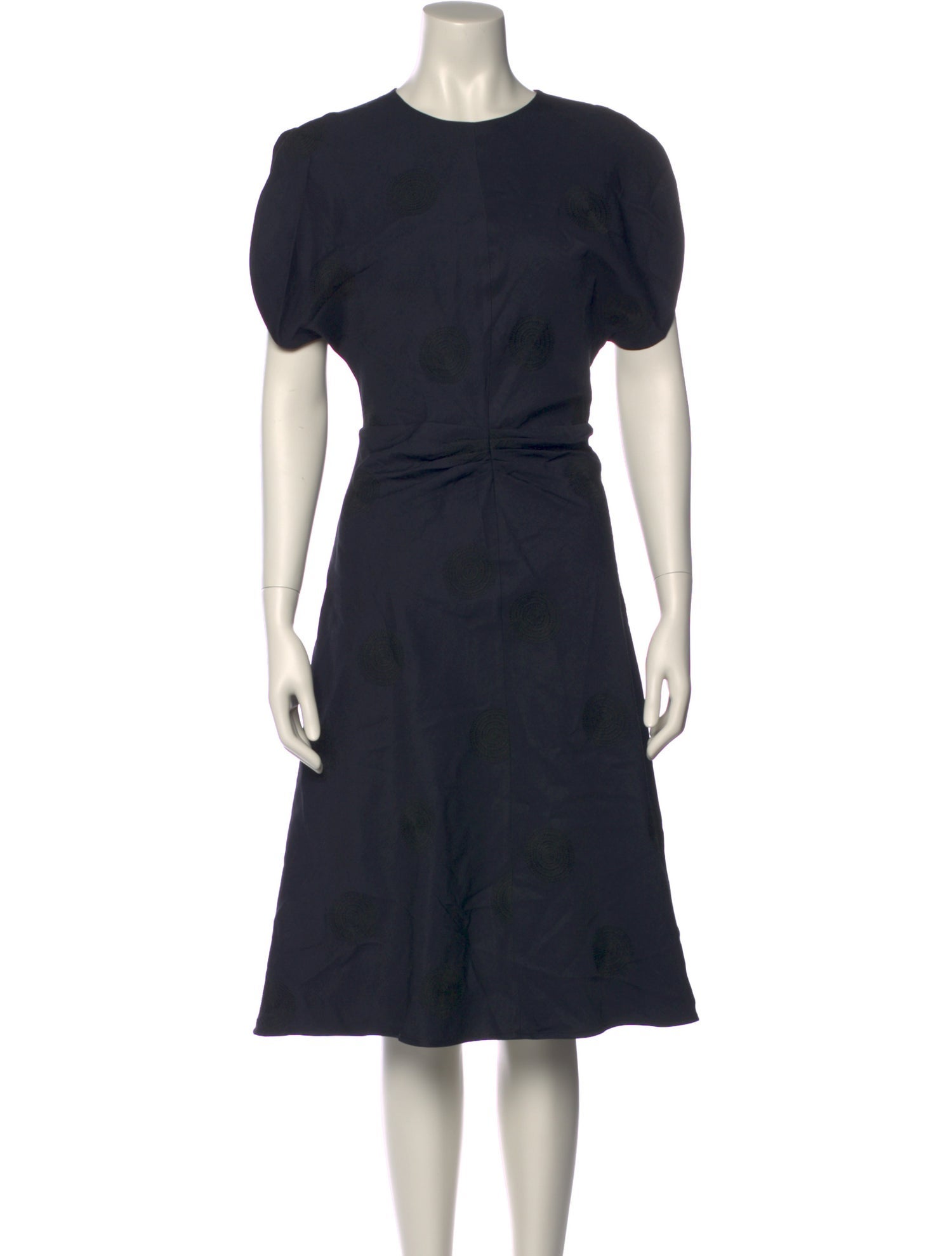 Oroton Crew Neck Midi Length Dress