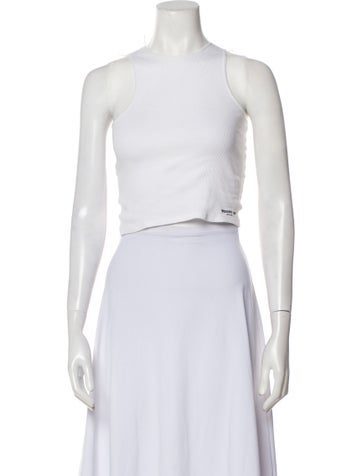 Orseund Iris Tops Crew Neck Sleeveless Crop Top XXS