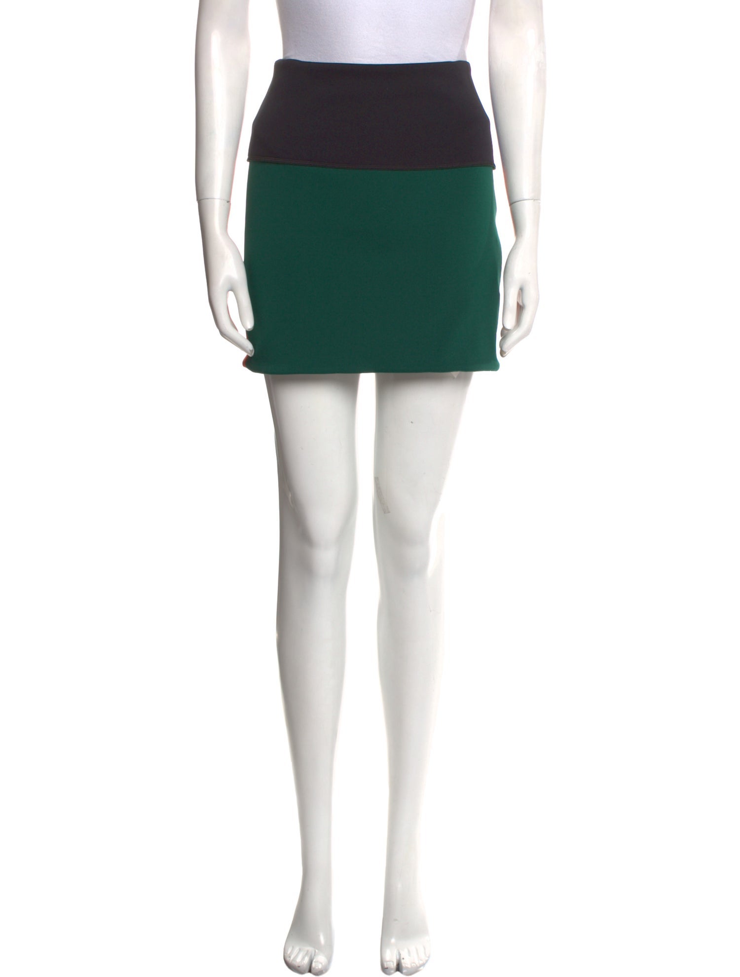 Orseund Iris Colorblock Pattern Mini Skirt