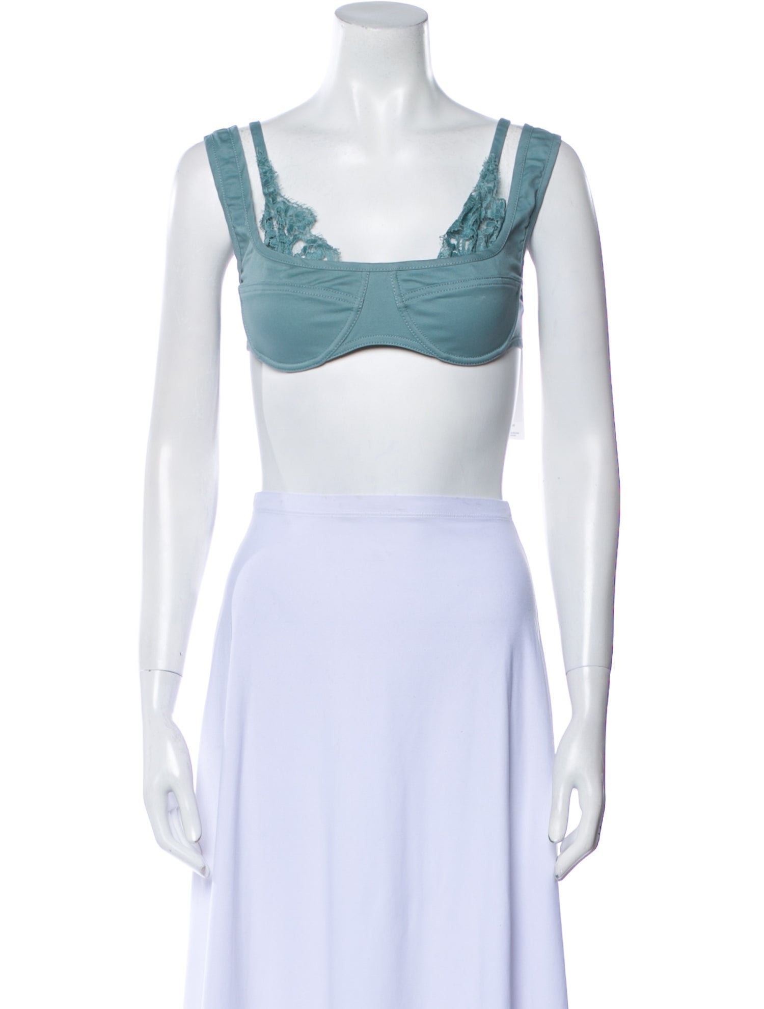Orseund Iris Square Neckline Sleeveless Crop Top