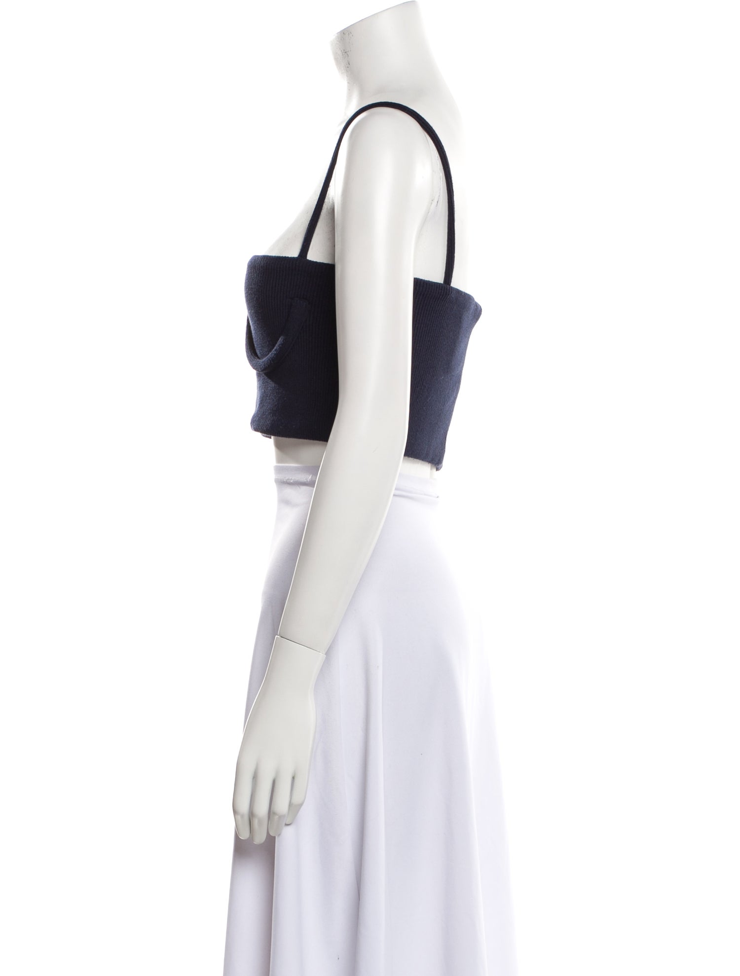 Orseund Iris Square Neckline Sleeveless Crop Top