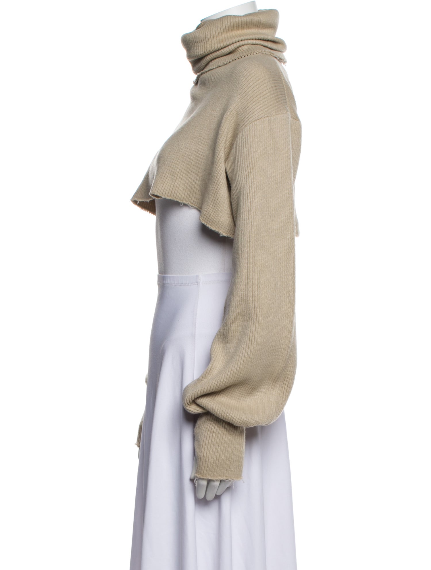 Orseund Iris Turtleneck Long Sleeve Crop Top