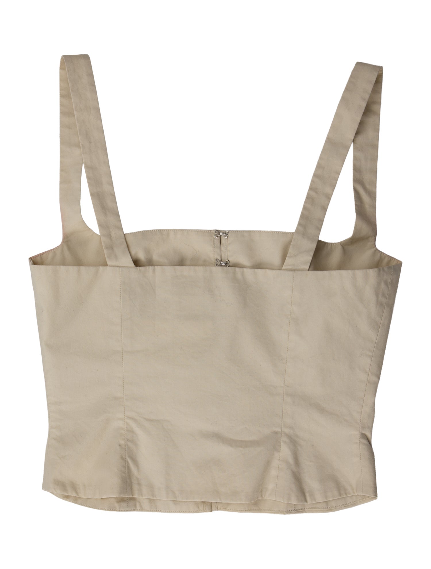 Orseund Iris Square Neckline Sleeveless Crop Top