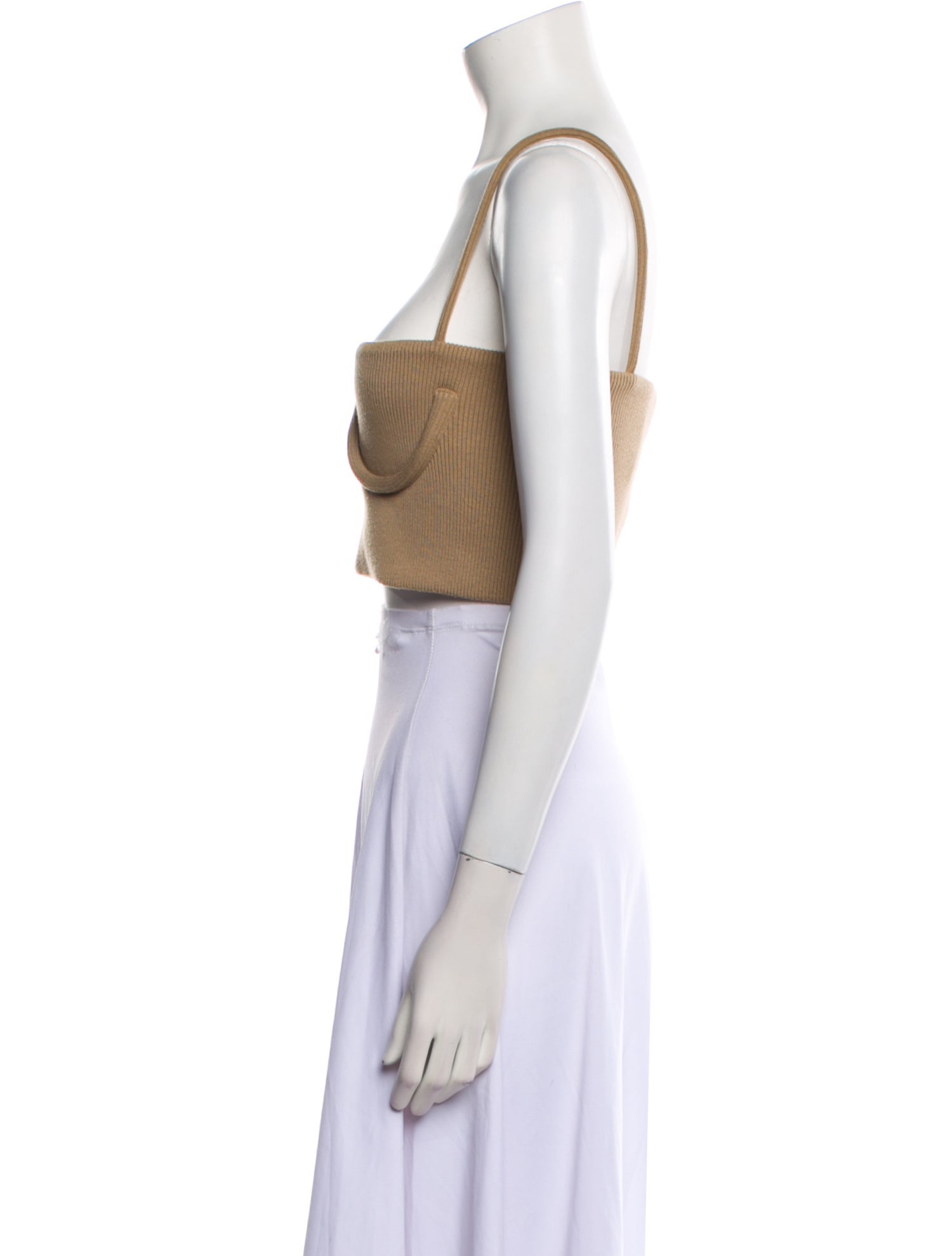 Orseund Iris Square Neckline Sleeveless Crop Top