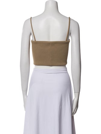 Orseund Iris Square Neckline Sleeveless Crop Top