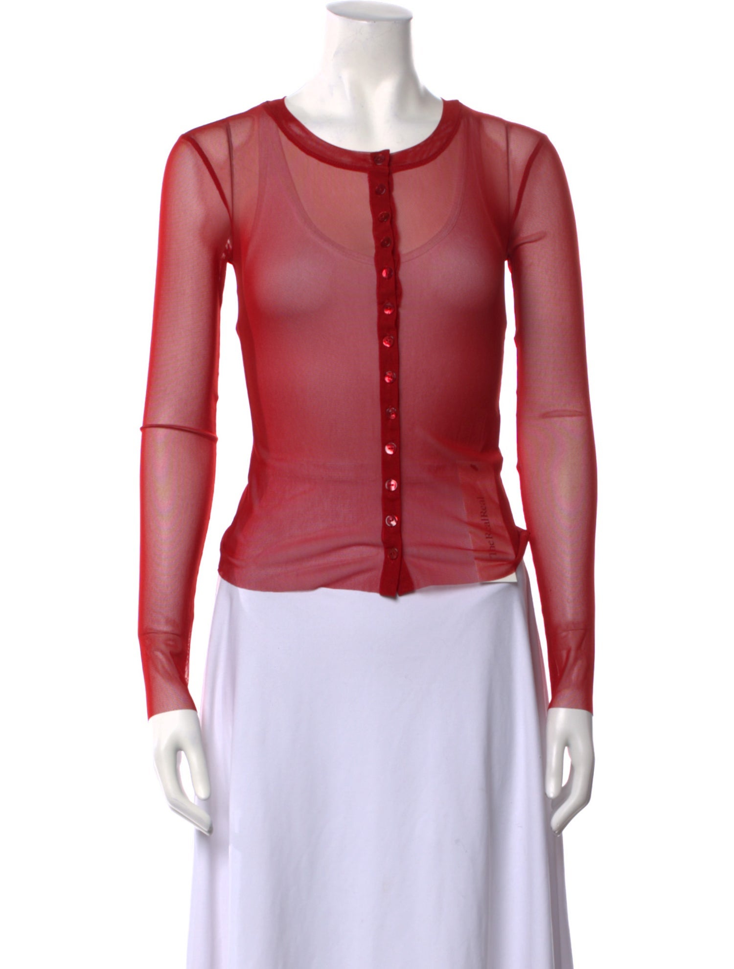 Orseund Iris Crew Neck Long Sleeve Crop Top