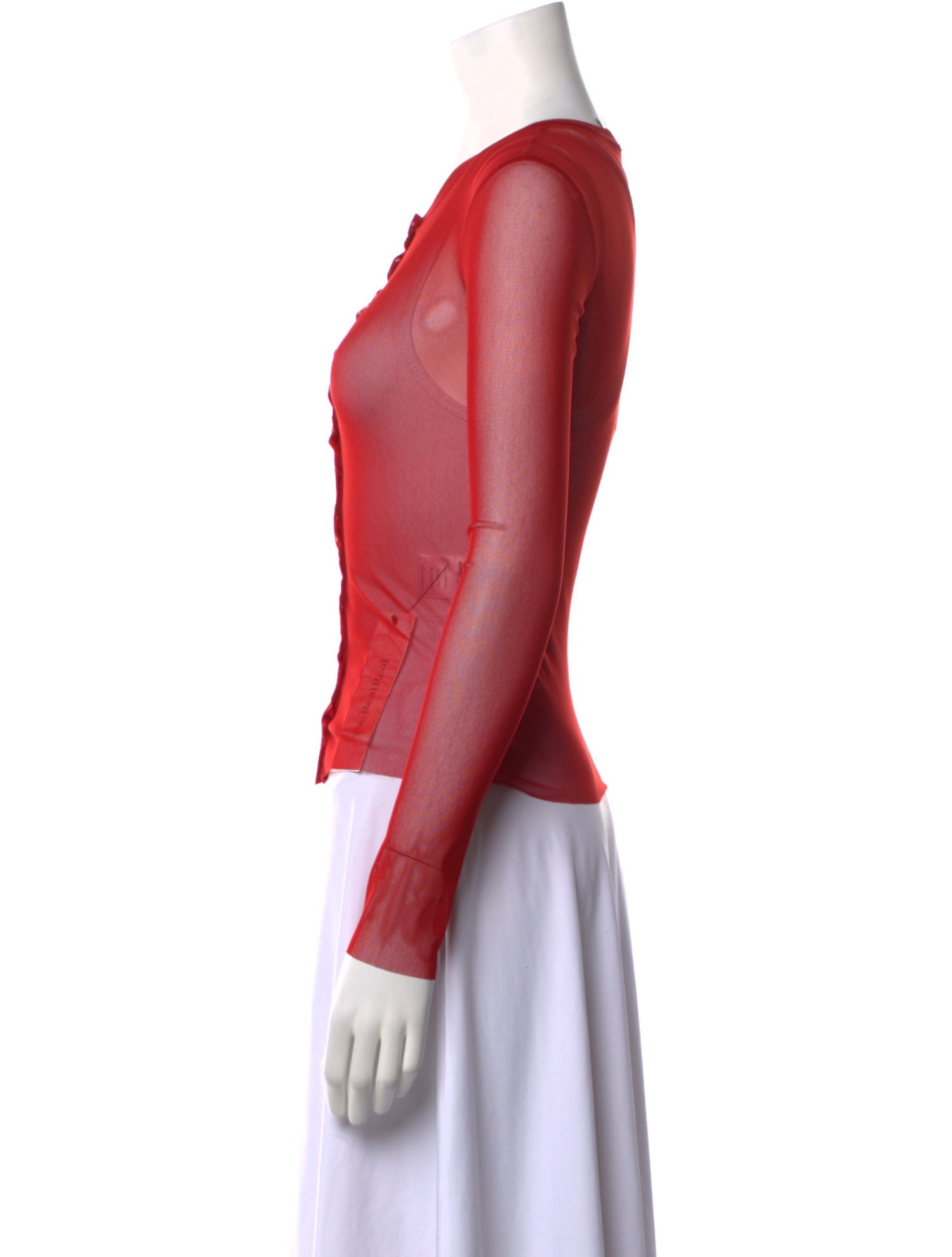 Orseund Iris Crew Neck Long Sleeve Crop Top