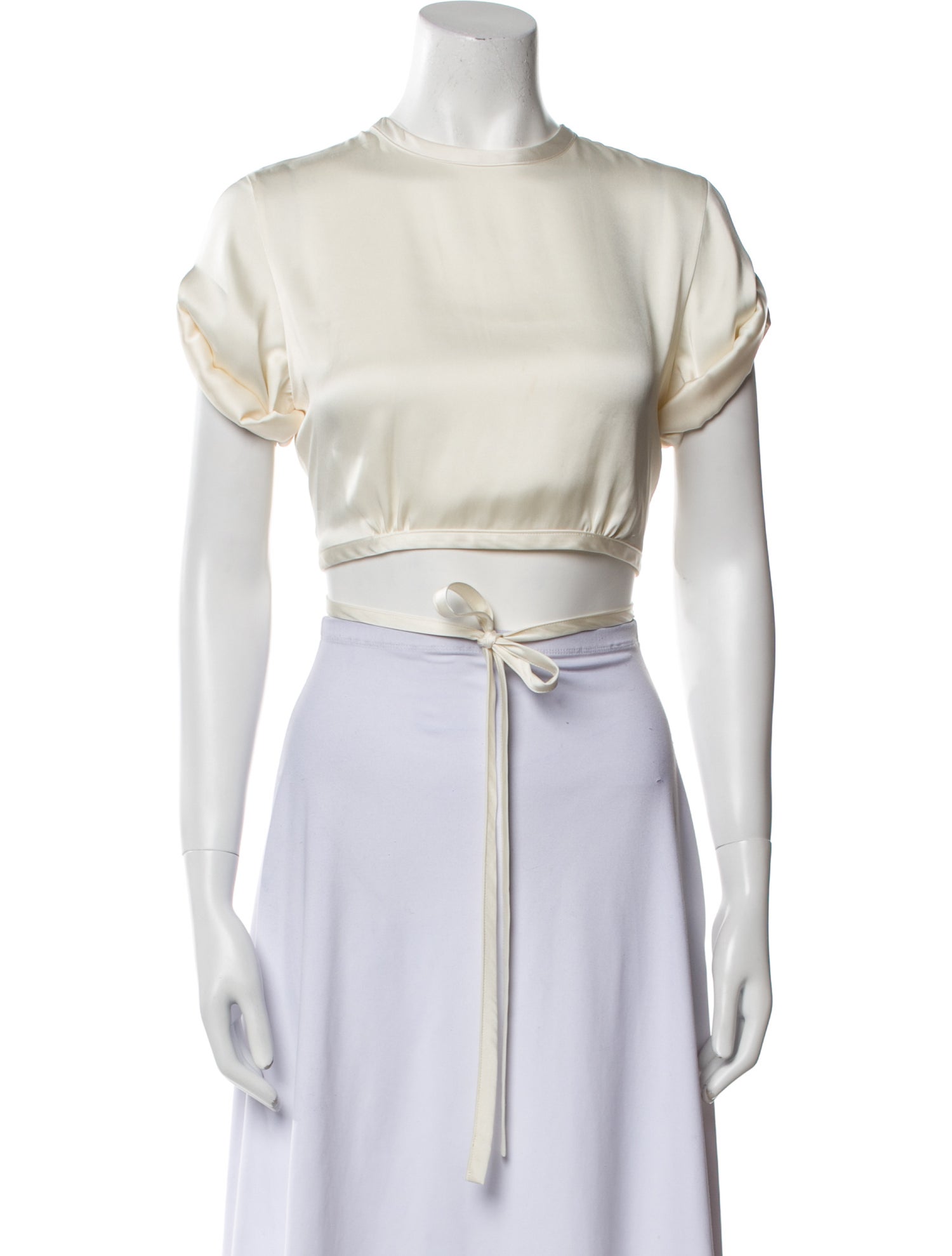 Orseund Iris Crew Neck Short Sleeve Crop Top