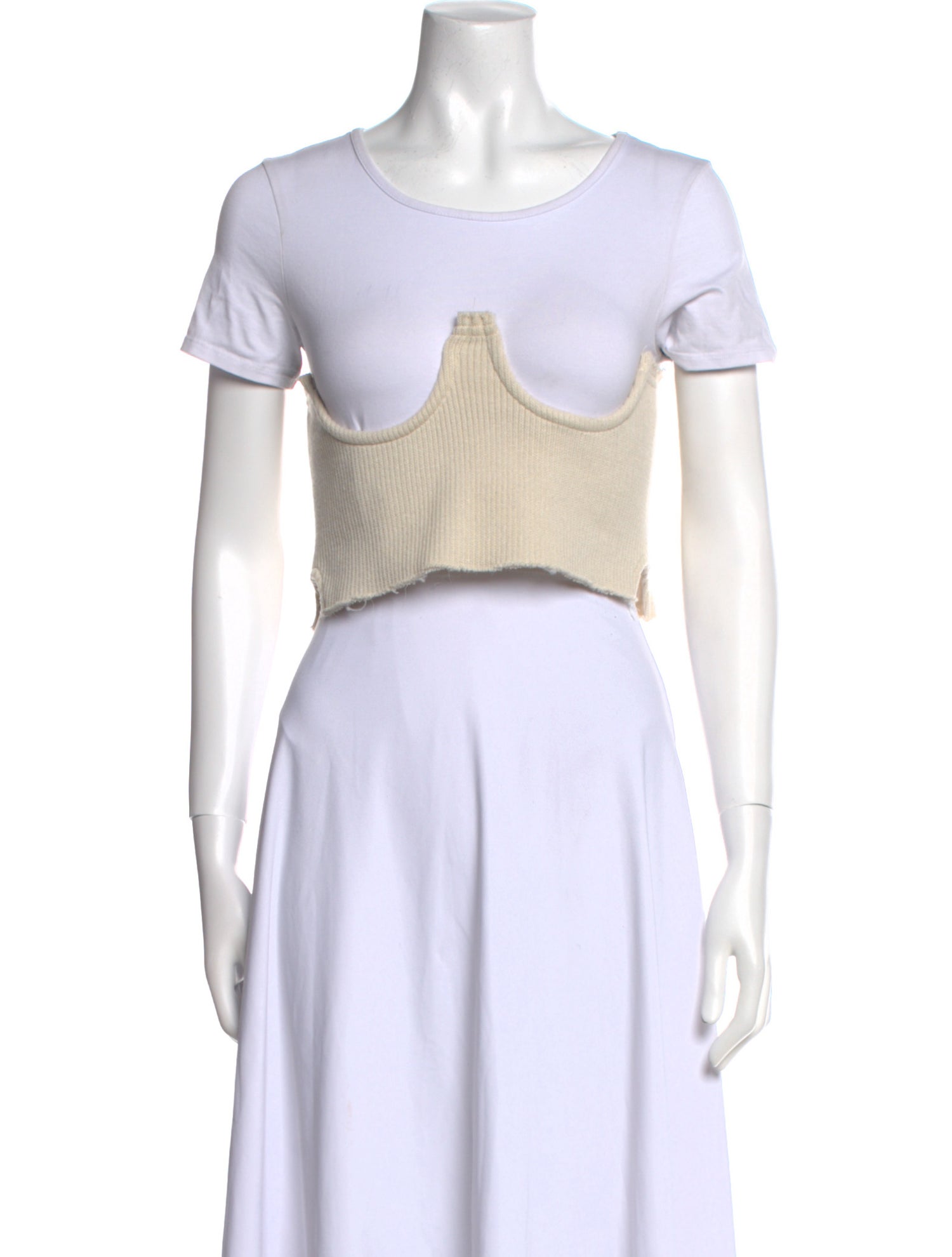 Orseund Iris Scoop Neck Short Sleeve Crop Top