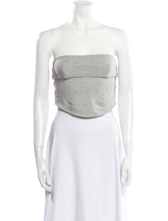 Orseund Iris Strapless Crop Top