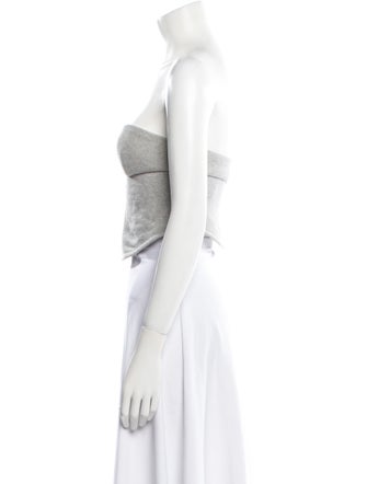 Orseund Iris Strapless Crop Top